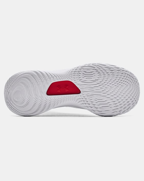 Unisex Curry 4 FloTro Basketball Shoes, White, pdpMainDesktop image number 4
